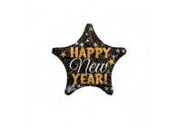 Sempertex-Folie-Betallic-Anagram-Flexmetal-Balloons-Shape-Flexmetal-Shape-New Year-Gold and Silver Confetti-10inch