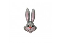 Sempertex-Folie-Betallic-Anagram-Flexmetal-Balloons-Shape-RabbitGrey-16inch