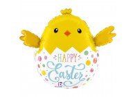 Sempertex-Folie-Betallic-Anagram-Flexmetal-Balloons-Shape-Flexmetal-Shape-HappyEaster-Egg-Chick