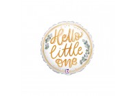 Sempertex-Folie-Betallic-Anagram-Flexmetal-Balloons-Shape-Hello Little One-9inch