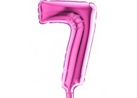 Sempertex-Folie-Betallic-Anagram-Flexmetal-Balloons-Shape-Fuchsia-Number 7