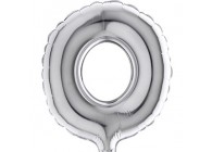 Sempertex-Folie-Betallic-Anagram-Flexmetal-Balloons-Shape-number-Silver-7inch-0