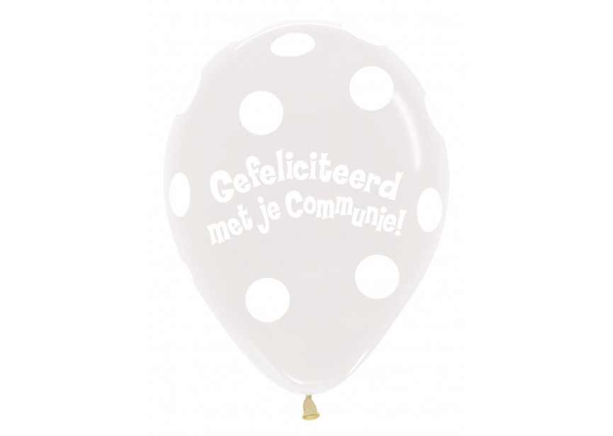 sempertex-europe-ballonnen-latex-groothandel-ballons-balloon-distributeur-12 inch-Communie-Clear