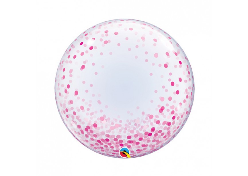 Sempertex-ballonnen-groothandel-ballon-distributeur-qualatex-modelleerballonnen-Bubble-Decobubble-Pink Confetti