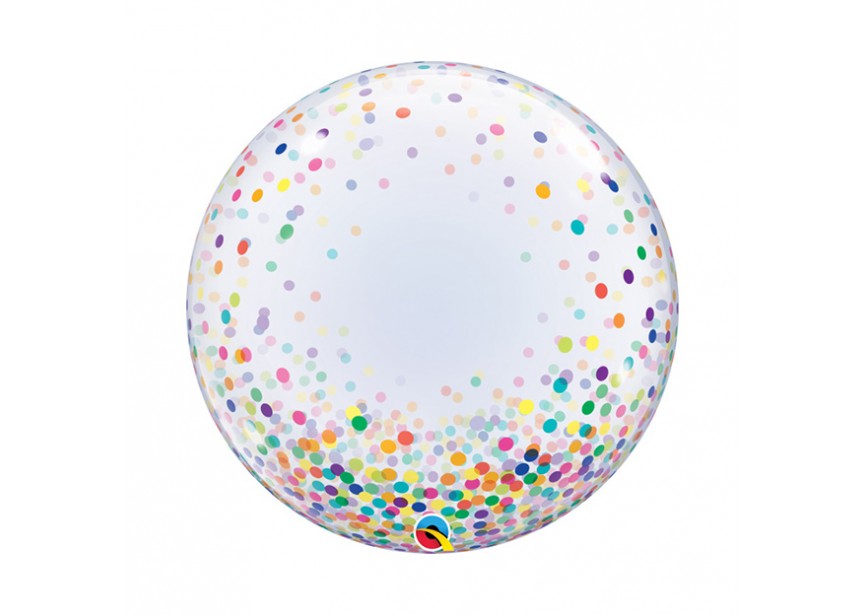 Sempertex-ballonnen-groothandel-ballon-distributeur-qualatex-modelleerballonnen-Bubble-Decobubble-Multicolor Confetti