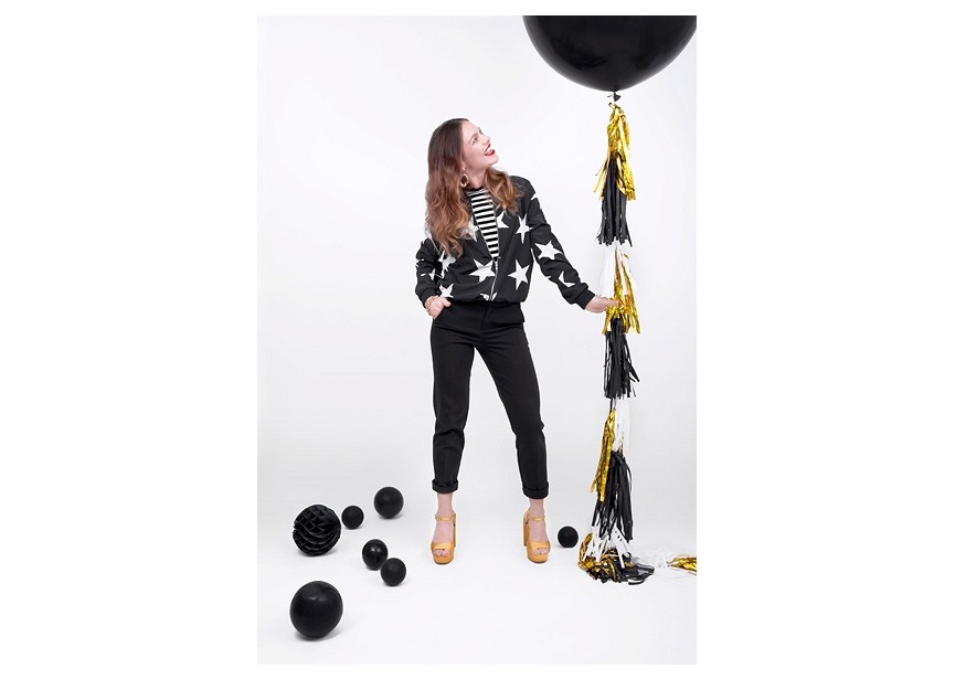 Sempertex-Anagram-Betallic-Qualatex-Balloons-Confetti-Party-Tassel-Garland-Gold Black-