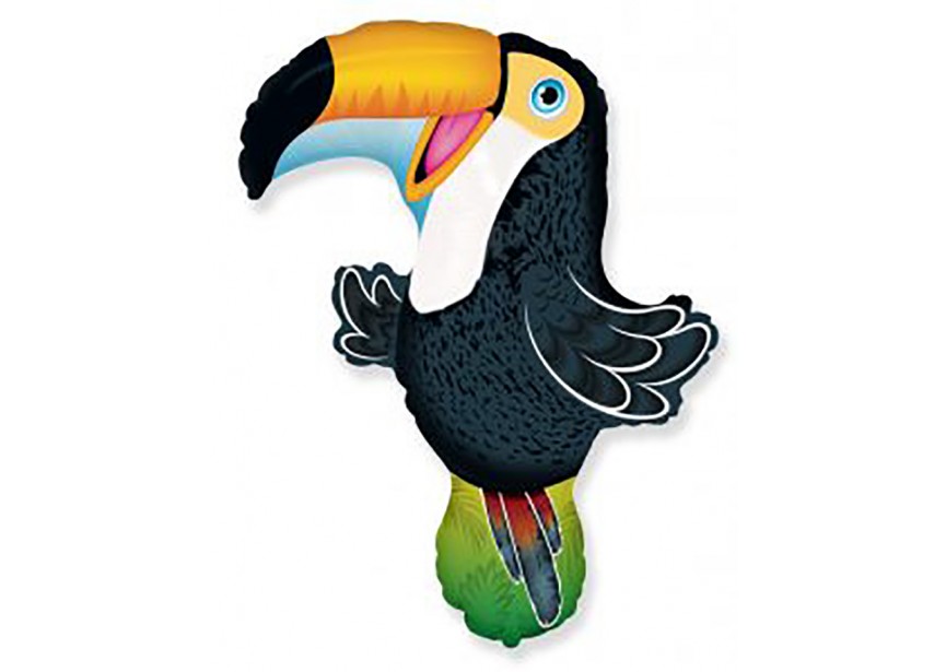 Sempertex-Folie-Betallic-Anagram-Flexmetal-Balloons-Shape-Tucan