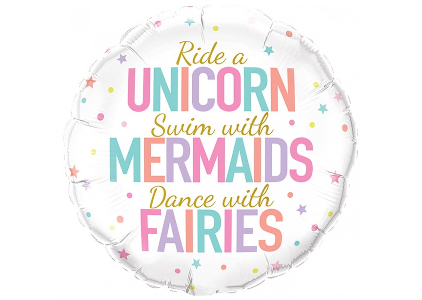 Sempertex-Folie-Betallic-Anagram-Flexmetal-Balloons-Shape-Ride a Unicorn