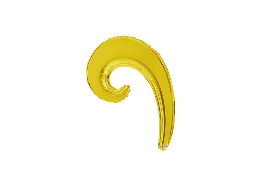 Sempertex-Folie-Betallic-Anagram-Flexmetal-Balloons-Shape-Spiral - Gold-