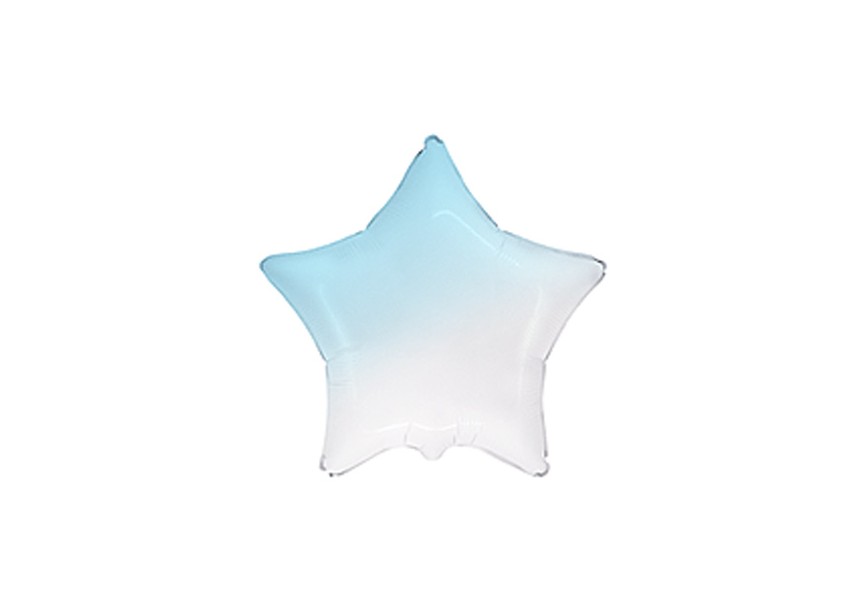 Sempertex-Folie-Betallic-Anagram-Flexmetal-Balloons-Shape-Star-Light Blue-Ombre