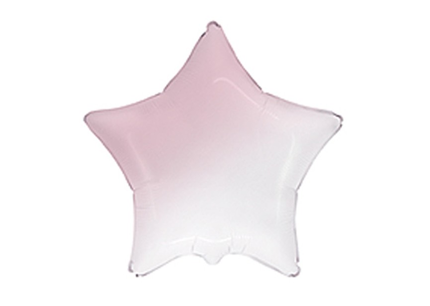 Sempertex-Folie-Betallic-Anagram-Flexmetal-Balloons-Shape-Star-Light Pink-Ombre-