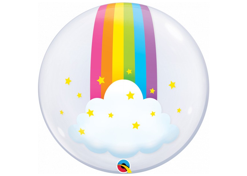 Sempertex-Folie-Betallic-Anagram-Flexmetal-Balloons-Shape-Bubbles-Rainbow-