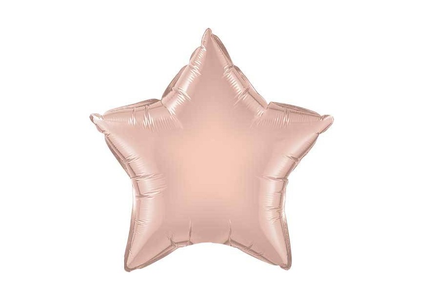 Sempertex-Folie-Betallic-Anagram-Flexmetal-Balloons-Shape-Star-Rose Gold