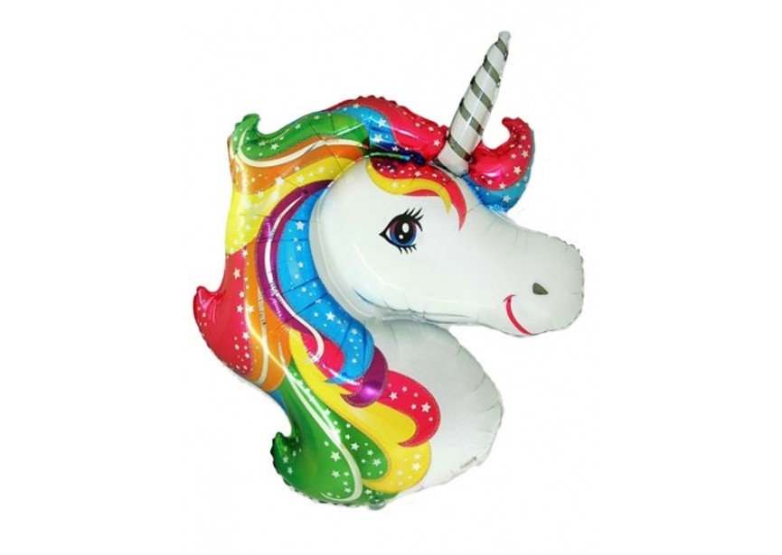 Sempertex-Folie-Betallic-Anagram-Flexmetal-Balloons-Shape- unicorn head