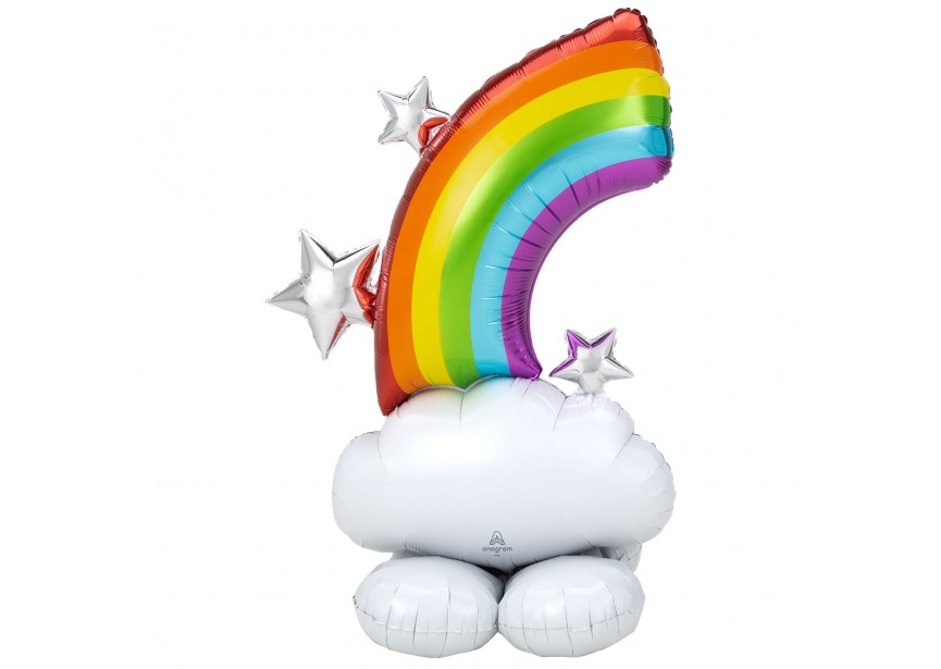 Sempertex-Folie-Betallic-Anagram-Flexmetal-Balloons-Shape-Airloonz-Rainbow