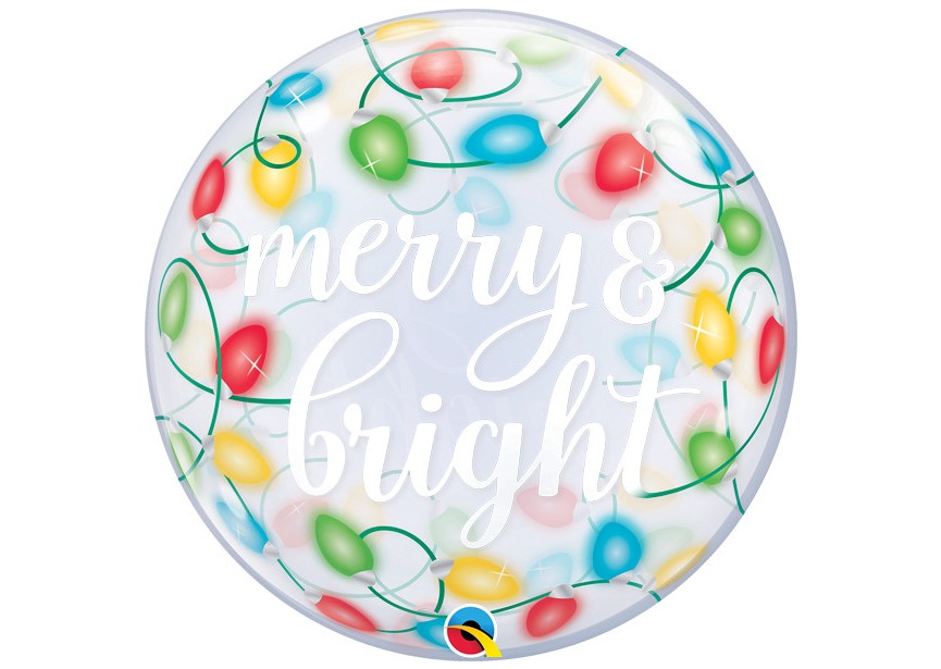 Sempertex-Folie-Betallic-Anagram-Flexmetal-Balloons-Shape-Bubbles-Merry and bright