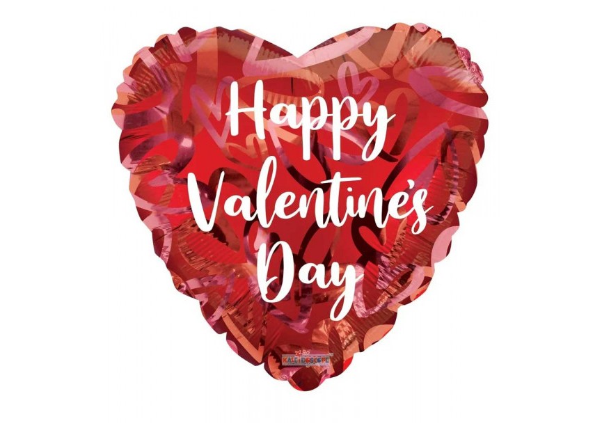 Sempertex-Folie-Betallic-Anagram-Flexmetal-Balloons-Shape-happy valentines red hearts