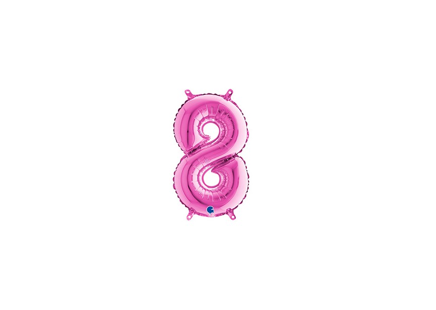 Number-8-Fuxia-mini-14inch