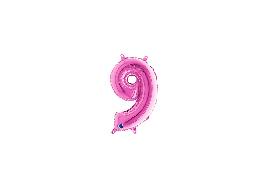 Number-9-Fuxia-mini-14inch