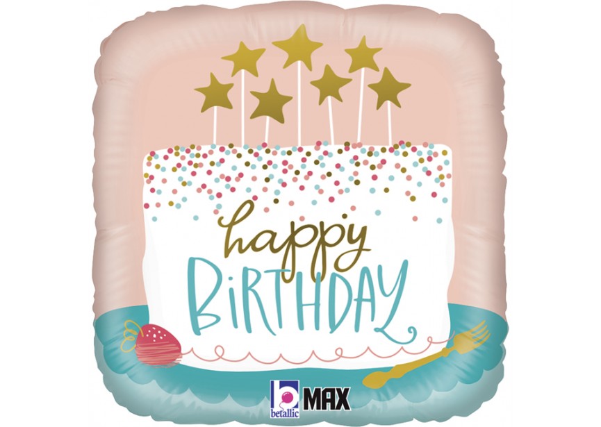 Sempertex-Folie-Betallic-Anagram-Flexmetal-Balloons-Shape-happy Birthday Confetti Cake