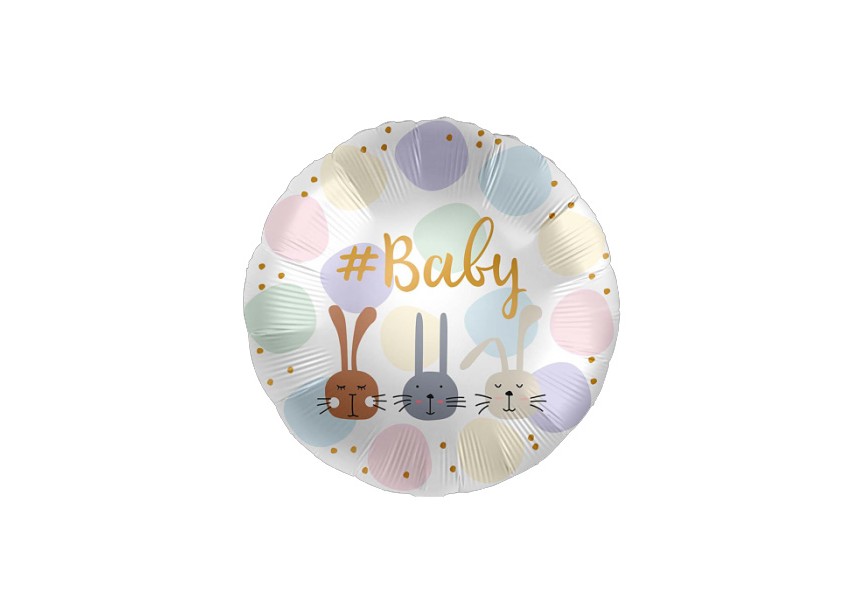 Sempertex-Folie-Betallic-Anagram-Flexmetal-Balloons-Shape-Baby -baby Bunnies