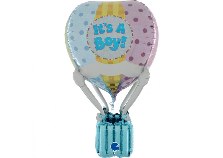 Sempertex-Folie-Betallic-Anagram-Flexmetal-Balloons-Shape- Its a boy Balloon