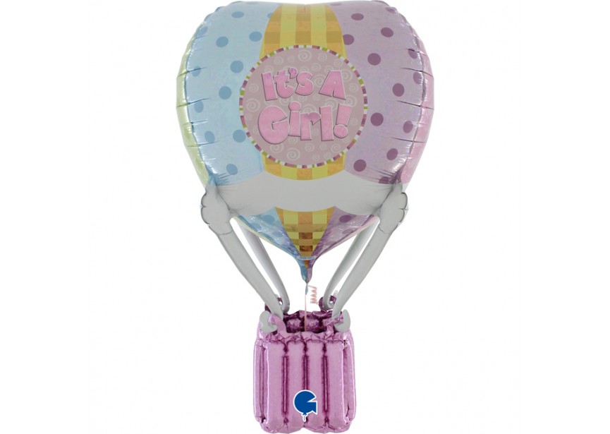 Sempertex-Folie-Betallic-Anagram-Flexmetal-Balloons-Shape- Its a girl Balloon