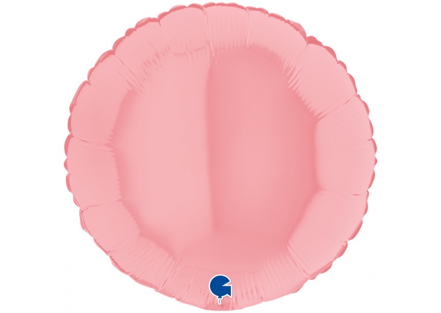 Sempertex-Folie-Betallic-Anagram-Flexmetal-Balloons-Shape-Round-matte pink