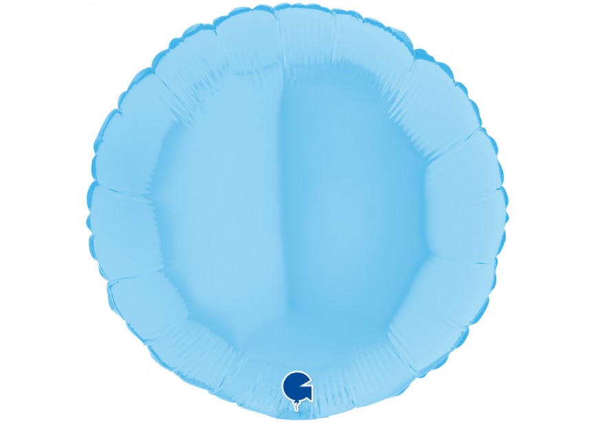 Sempertex-Folie-Betallic-Anagram-Flexmetal-Balloons-Shape-Round-matte blue