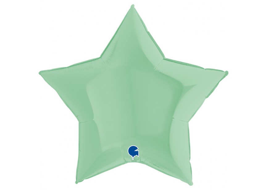 Sempertex-Folie-Betallic-Anagram-Flexmetal-Balloons-Shape-Star-matte green