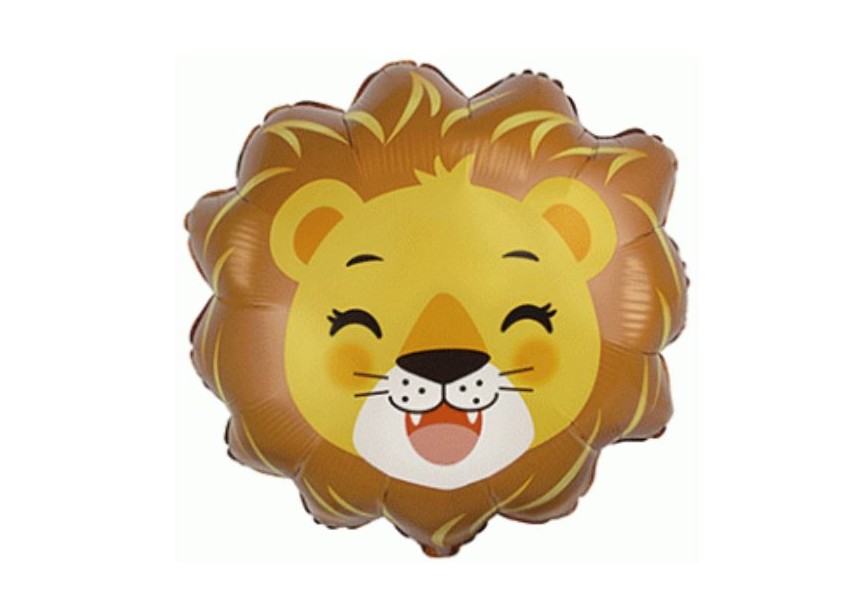 Sempertex-Folie-Betallic-Anagram-Flexmetal-Balloons-Shape- Lion Head