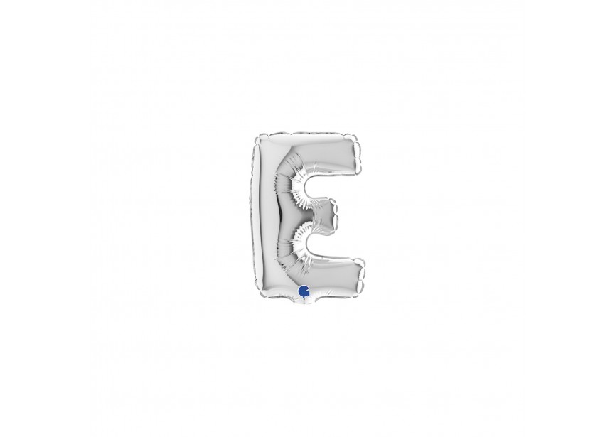 Sempertex-Folie-Betallic-Anagram-Flexmetal-Balloons-Shape-Letter-Silver-7inch-E