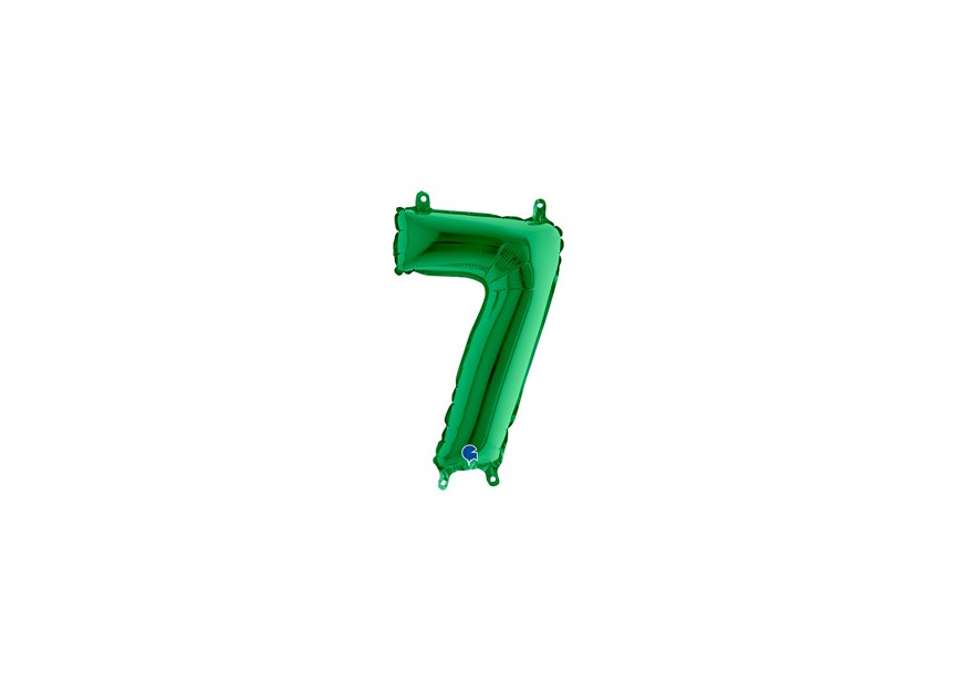 Number-7-Green mini-14inch