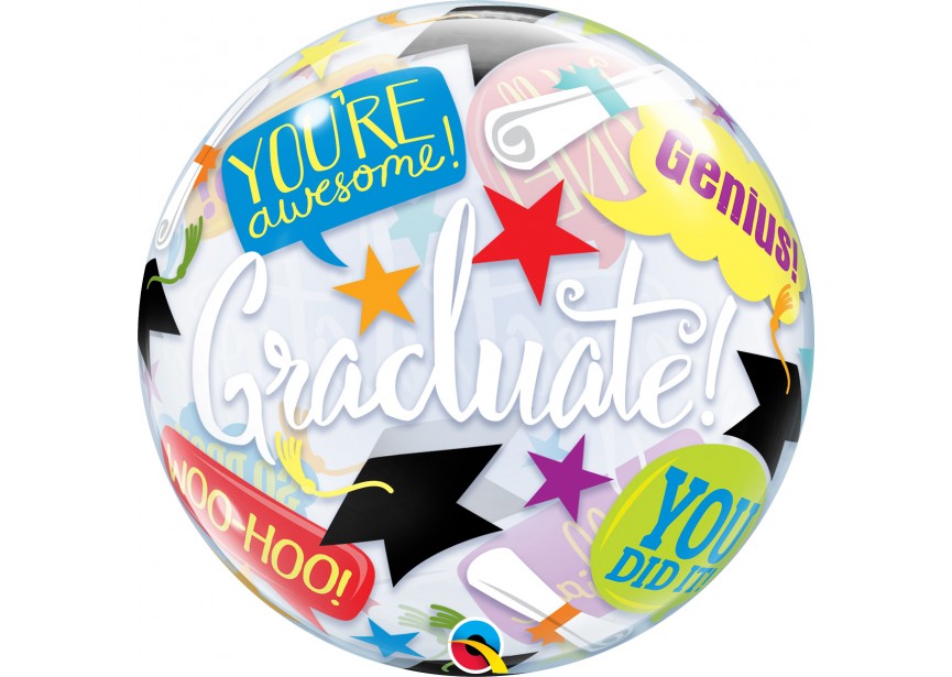 Sempertex-Folie-Betallic-Anagram-Flexmetal-Balloons-Shape-Bubbles-ACCOLADES GRADUATION