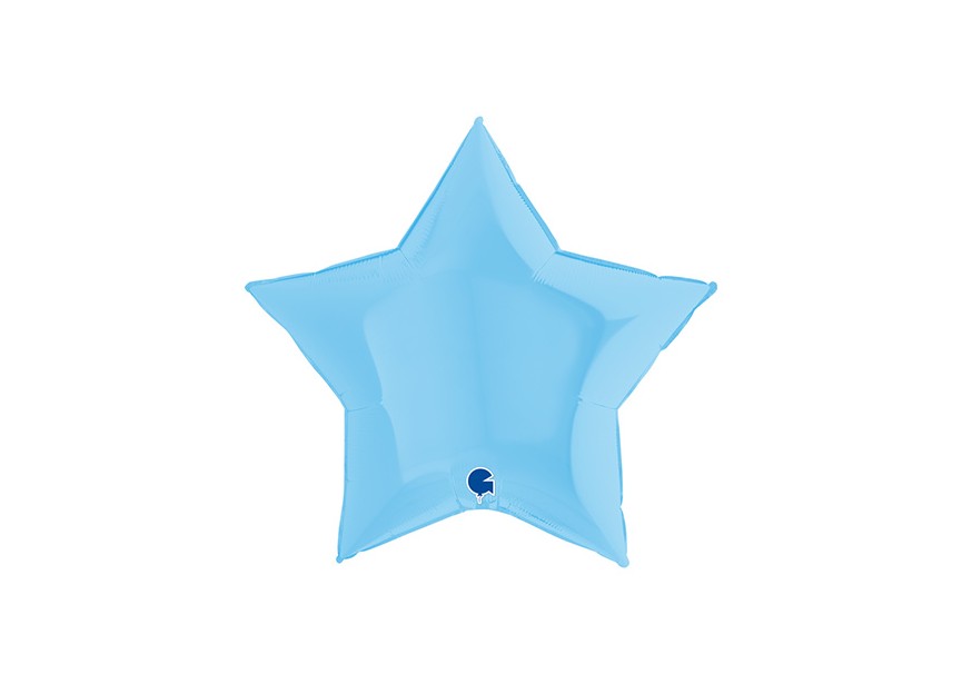 Sempertex-Folie-Betallic-Anagram-Flexmetal-Balloons-Shape-Star-matte blue-