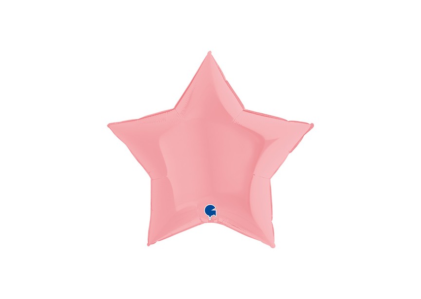 Sempertex-Folie-Betallic-Anagram-Flexmetal-Balloons-Shape-Star-matte Pink-18