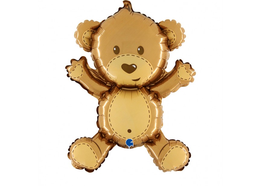 Sempertex-Folie-Betallic-Anagram-Flexmetal-Balloons-Shape-Baby - Baby bear