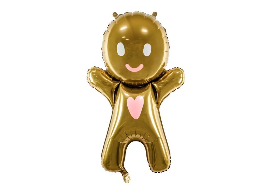 Sempertex-Folie-Betallic-Anagram-Flexmetal-Balloons-Shape-Flexmetal-Shape- Gingerbread