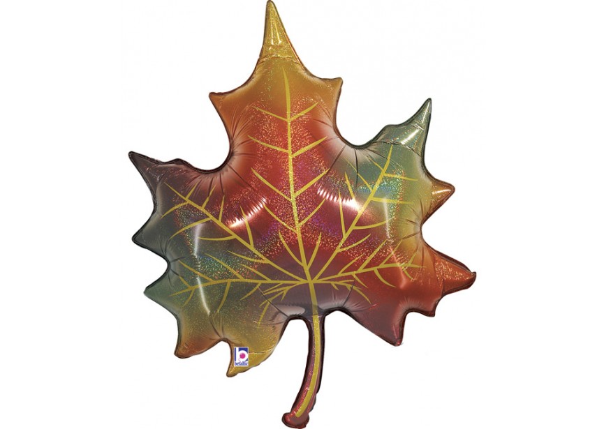 Sempertex-Folie-Betallic-Anagram-Flexmetal-Balloons-Shape-fall leaf