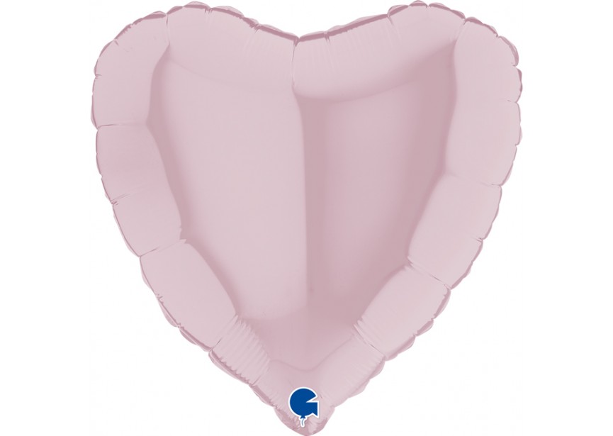 Sempertex-Folie-Betallic-Anagram-Flexmetal-Balloons-Shape-Heart-Pastel Pink