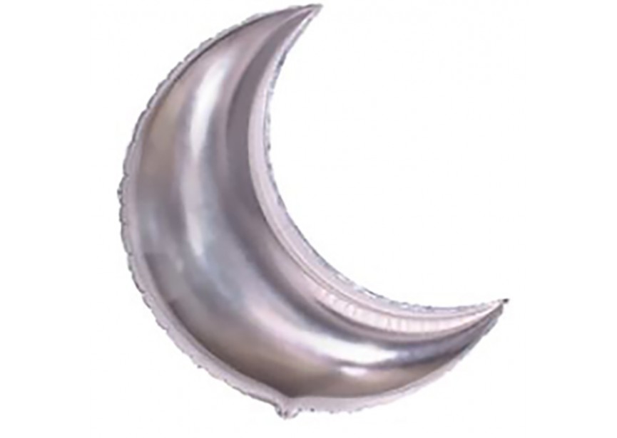 Sempertex-Folie-Betallic-Anagram-Flexmetal-Balloons-Shape-Moon-Silver-flex