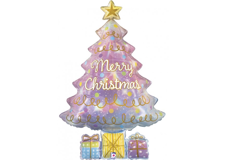 Sempertex-Folie-Betallic-Anagram-Flexmetal-Balloons-Shape-Flexmetal-Shape-Christmas- opal christmas tree