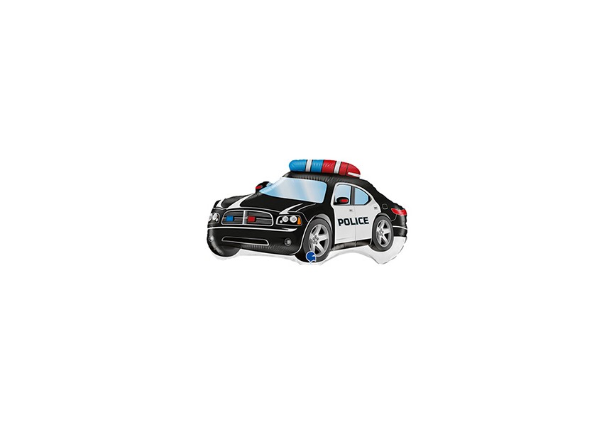 Sempertex-Folie-Betallic-Anagram-Flexmetal-Balloons-Shape-Flexmetal-Police Car