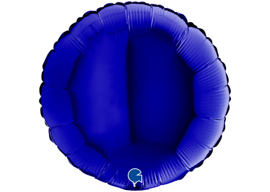 Sempertex-Folie-Betallic-Anagram-Flexmetal-Balloons-Shape-Round- Blue