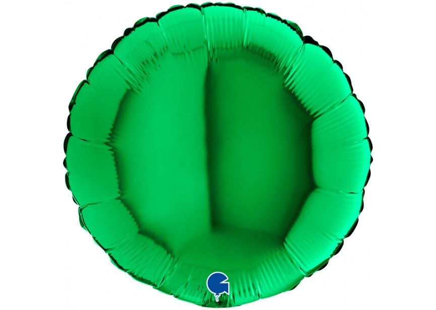 Sempertex-Folie-Betallic-Anagram-Flexmetal-Balloons-Shape-Round- Green