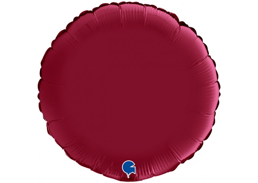 Sempertex-Folie-Betallic-Anagram-Flexmetal-Balloons-Shape-Round-cherry red