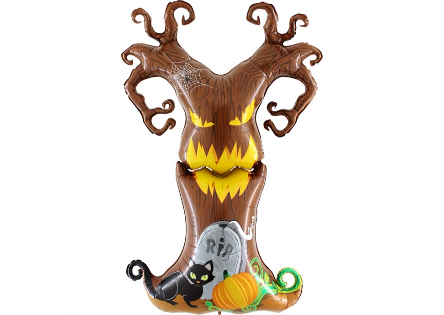 Sempertex-Folie-Betallic-Anagram-Flexmetal-Balloons-Shape-Flexmetal-Shape-Halloween-Mini-scary tree