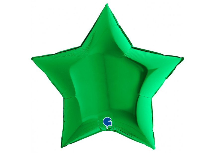 Sempertex-Folie-Betallic-Anagram-Flexmetal-Balloons-Shape-Star-Green