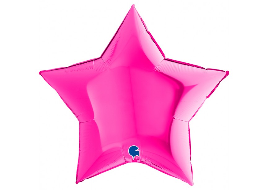 Sempertex-Folie-Betallic-Anagram-Flexmetal-Balloons-Shape-Star-magenta--