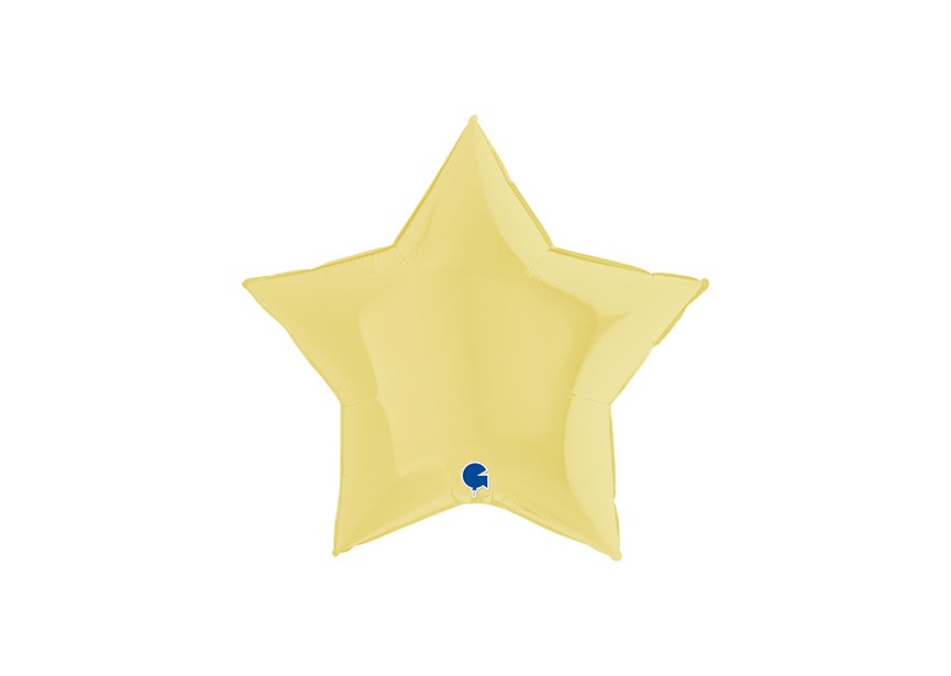 Sempertex-Folie-Betallic-Anagram-Flexmetal-Balloons-Shape-Star-matte Yellow-18